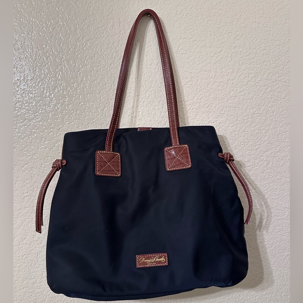 Dooney and Bourke Navy Nylon Tote